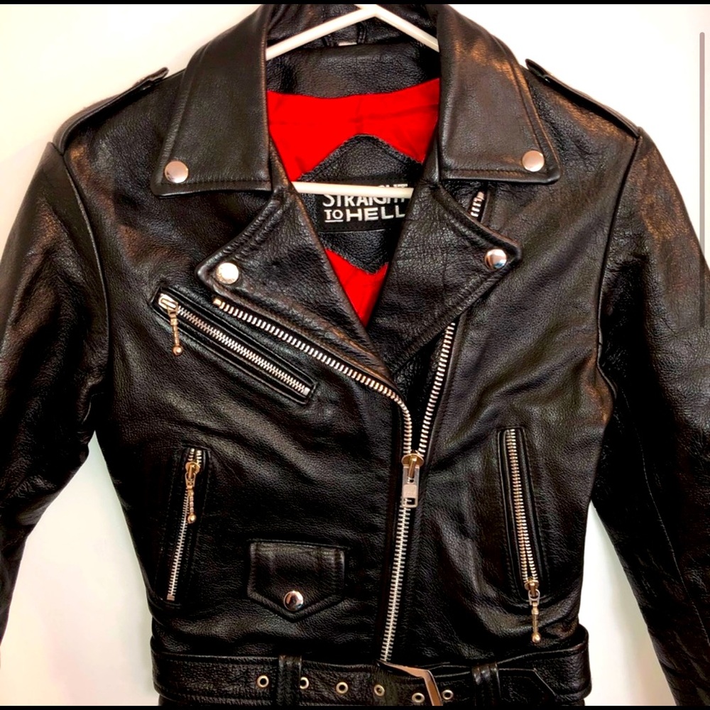 Straight to Hell Leather Jacket XS/28